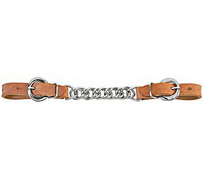 Weaver Harness Leather 4-1/2 Single Flat Link Chain Curb Strap