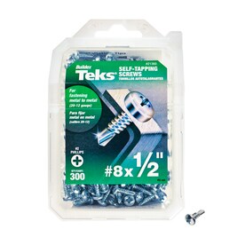 Teks #8 x 1/2-Inch Self-Tapping Drill Point Screw with Hex Wash (#8 x 1/2