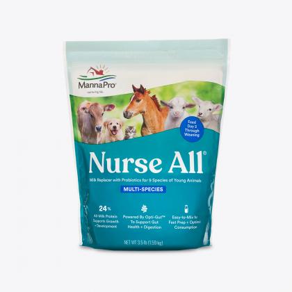 Manna Pro Nurse All® Multi-Species Milk Replacer with Probiotics (3.5 LB)