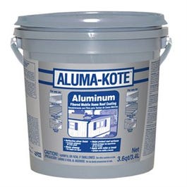 Aluminum Mobile Home Roof Coating, Fibered, 3.6-Qts.