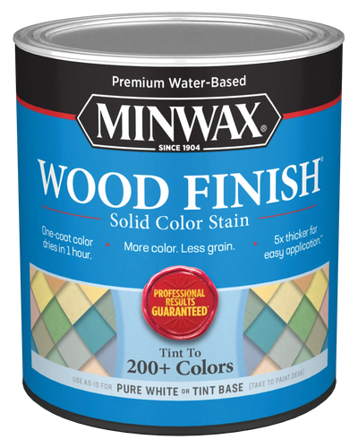 MINWAX® Wood Finish® Water-Based Solid Color Stain, Quart