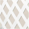 Lattice Panel, White Plastic, 4 x 8-Ft.