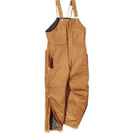 Insulated Bib Overalls, Short Fit, Brown Duck, Men's XL