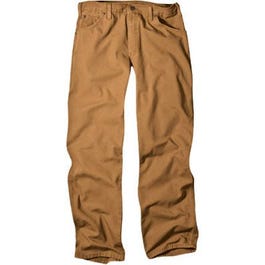 Carpenter Jeans, Duck Fabric, Relaxed Fit, Brown, Men's 30 x 30-In.