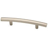 Arched Cabinet Pull, Satin Nickel Finish, 3-In.