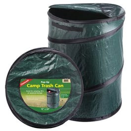 Camping Trash Can, Spring-Loaded Pop-Up, 19 x 24-In.