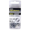 Aluminum Washers, 1/8-In. Dia., 30-Pk.