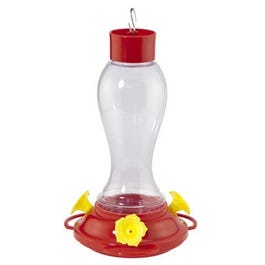 Bird Feeder, Hummingbird, Plastic Bottle, 18-oz.