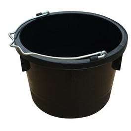 Utility Bucket, Black Resin, 8-Qts.