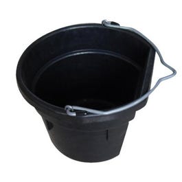 Flat Bucket, Rubber, 12-Qts.