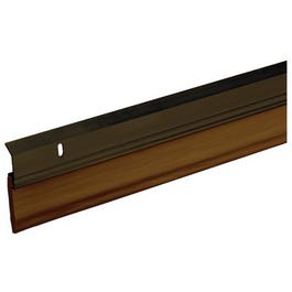 Door Sweep, Aluminum & Vinyl, Bronze, 2-3/8-In. x 3-Ft.