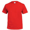 T-Shirt, Short-Sleeve, Red Cotton, Large