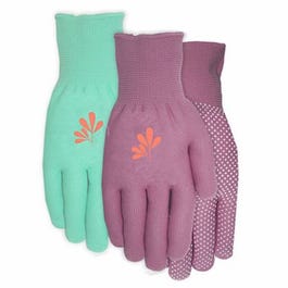 Knit Liner Gloves With Gripping Dots, Women's One Size