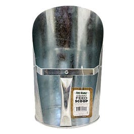 Feed Scoop, Galvanized, 4-Qt.