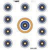 EZ Aim 11 Spot Target, White, 12-In.