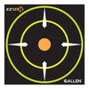 EZ See Bullseye Target, Adhesive, Black, 6-In., 12-Pk.