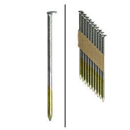 Framing Nails, Paper Tape, Smooth, Hot-Dipped Galvanized, 2-3/8-In. x .113, 5,000-Ct.