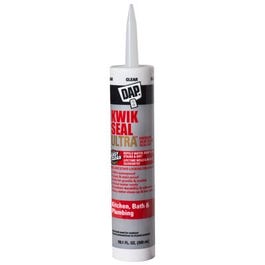 Kwik Seal Ultra Premium Silicone Kitchen & Bath Sealant, Clear, 10.1-oz.