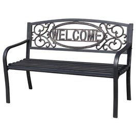 Welcome Steel Park Bench