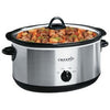 Slow Cooker Crock Pot, Silver, 7-Qt.