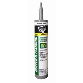 Gutter & Flashing Advanced Formula Sealant, Grey, 10.1-oz.