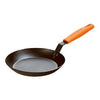 Steel Skillet with Silicone Handle Holder, Seasoned, 12-In.