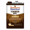 Penetrating Timber Oil, Exterior Wood Protector, Teak, Semi-Transparent, 1-Gal.