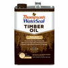 Penetrating Timber Oil, Exterior Wood Protector, Walnut, Semi-Transparent, 1-Gal.