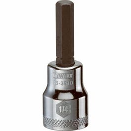 Hex Bit Socket, 1/4-In., 3/8-In. Drive