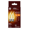 Relax HD Decorative LED Light Bulbs, Soft White, Clear, Dimmable, 300 Lumens, 4-Watts, 2-Pk.