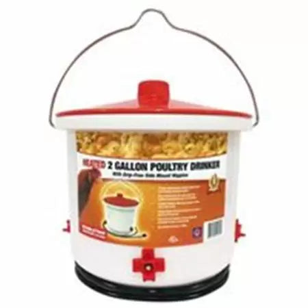 Farm Innovators HB-60P Heated Poultry Drinker (2 Gal.)