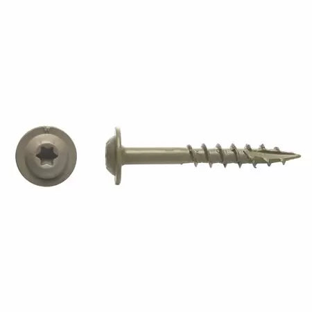 Big Timber Garage Door Weather Stripping Screws Sandstone #7 x 1-1/4”