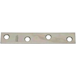 4-Pk., 4 x 5/8-In. Zinc Mending Plate