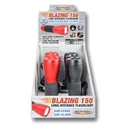 Blazing Flashlight, Long Distance, Assorted Colors, 3 AAA Batteries, 180 Lumens