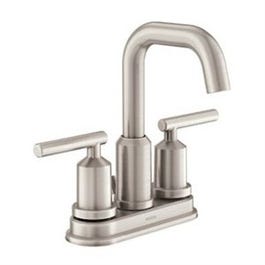 Gibson High Arc Lavatory Faucet, 2-Handle, Brushed Nickel