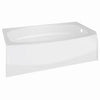 Classic 400 Curved Bathtub, Right Drain, Bright White, 60 x 30-In.