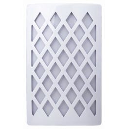 LED Cover Plate Night Light, Diamond Shape, White, Automatic