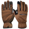 Utility Work Gloves, Brown Duck Canvas, Men's Medium