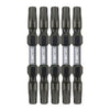 Double End Impact Screwdriver Bit, Torx T25, 5-Pk.