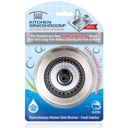 Kitchen SinkShroom Sink Strainer, Stainless Steel