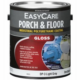 Premium Interior/Exterior Gloss Polyurethane Porch & Floor Enamel, Light Gray, 1-Gallon