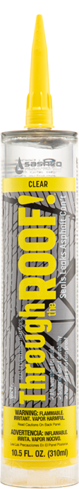 Sashco 10 oz Through The Roof Sealant, Black