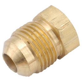 Brass Flare Plug, Lead-Free, 5/8-In.