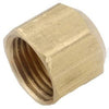 Brass Flare Cap, Lead-Free, 1/4-In.