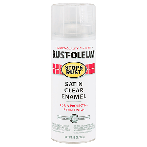 Rust-Oleum® Clear Enamel Satin Clear (12 Oz, Satin Clear)