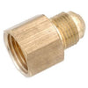 Brass Flare Connector, Lead-Free, 1/2 x 1/2-In. FPT