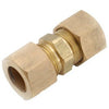 Brass Compression Union, Lead-Free, 5/16 x 5/16-In.