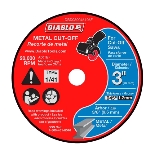 Diablo Tools Metal Cut-Off Discs