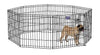 Midwest Black E-Coat Exercise Pen with Door