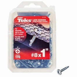 Lathe Screws, Drill Point, 1-In. x #8, 170-Pk.